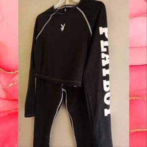 Playboy 2 piece Sz M workout set